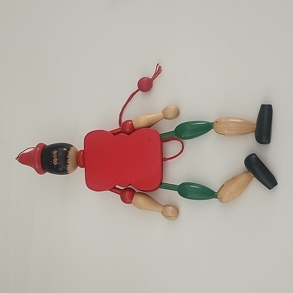 Pinocchio Italian Wood Pull Toy - Picture 2 of 3
